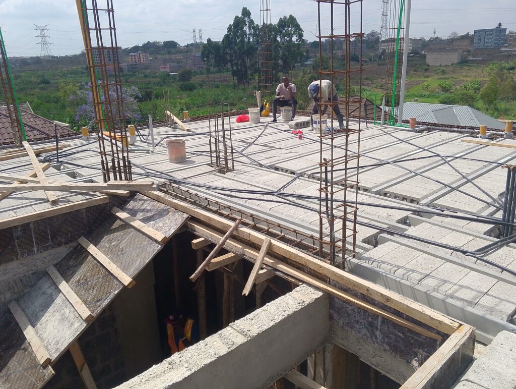 beam and block construction in Nairobi Kenya