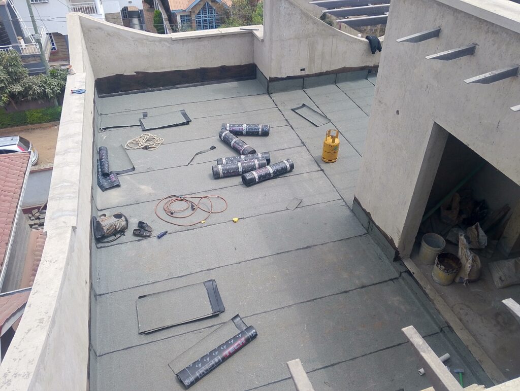 Flat roof waterproofing specialists Ruiru Kiambu