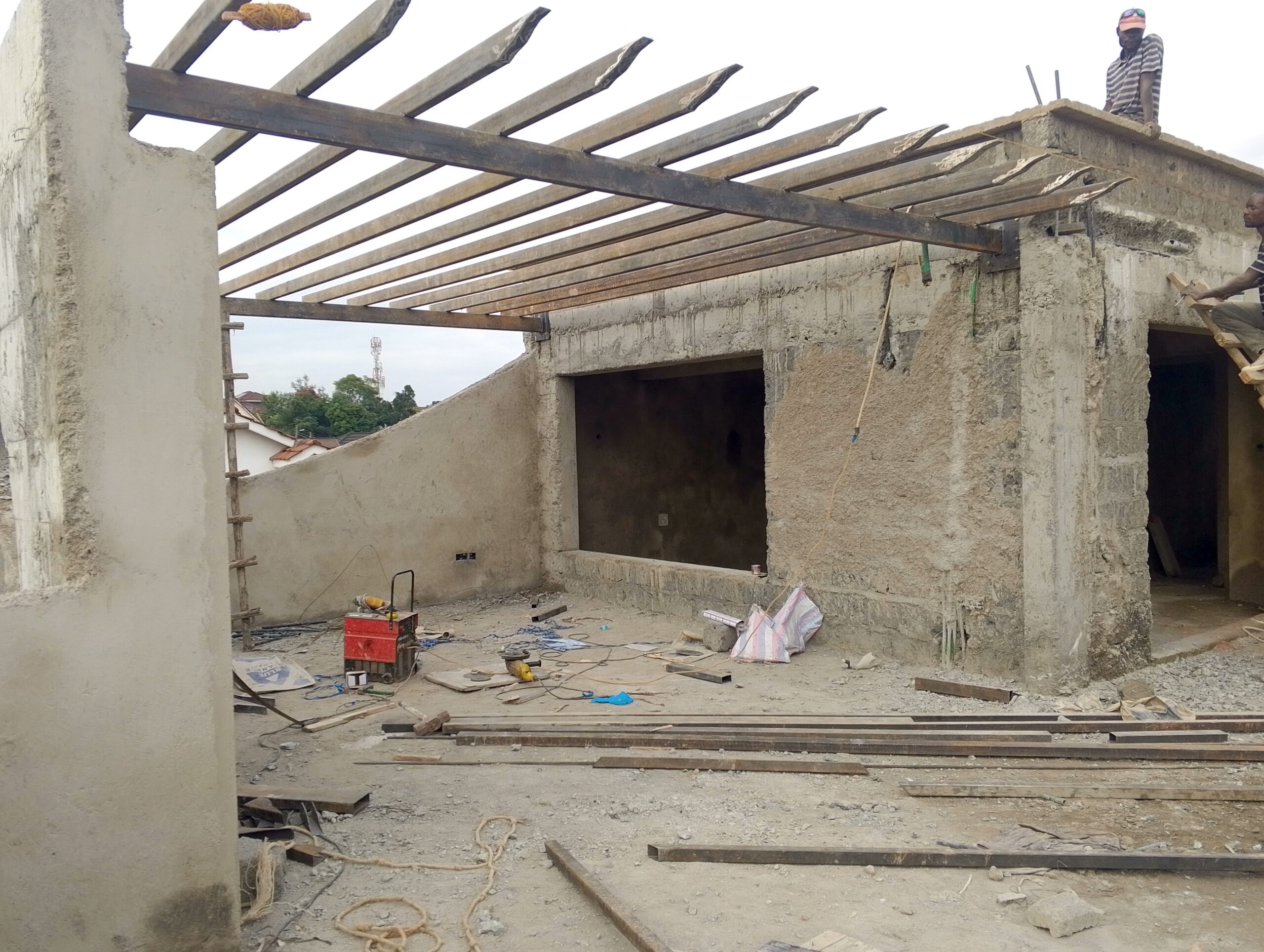 Rooftop hosting area