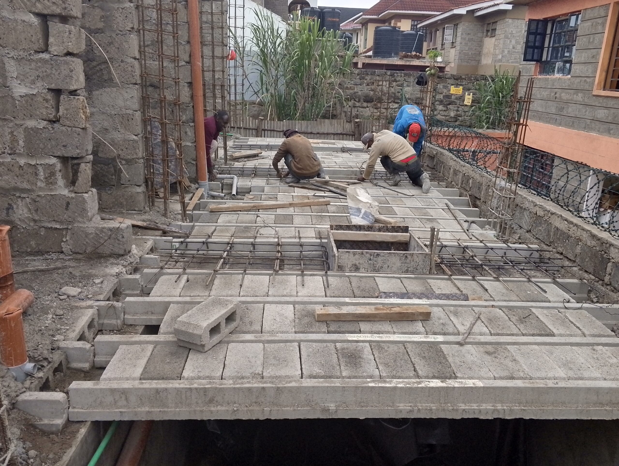 Suspended Floor Beams