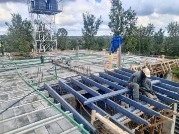 Eco-concrete beam and block system kenya