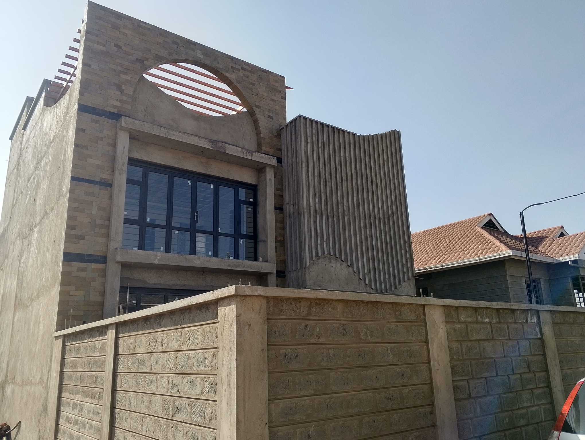 Finished Ndarugu stone walling