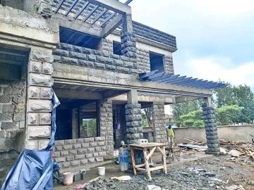 5-bedroom maisonette plans and construction in Kiambu